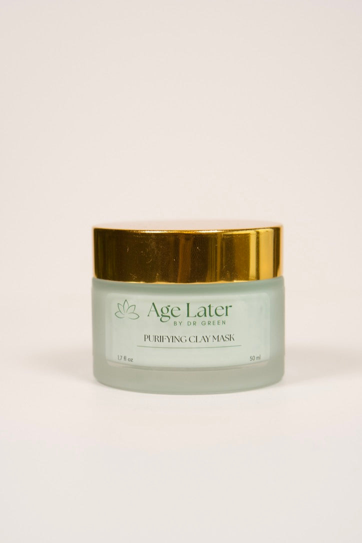 Purifying Clay Mask with kaolin and bentonite for deep cleansing and detox