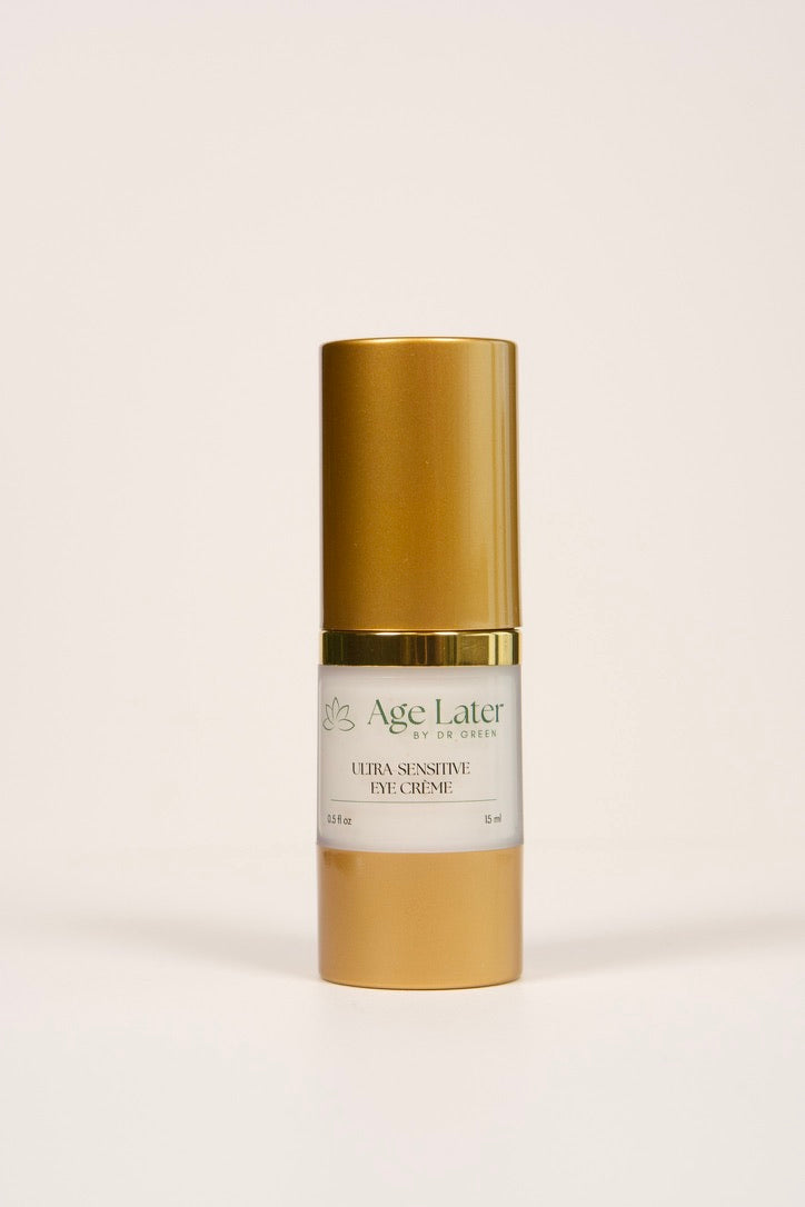 Ultra Sensitive Eye Cream with peptides and ceramides for fine lines, puffiness and dark circles